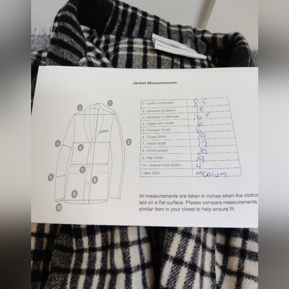 Urban Renewal Wool Plaid Blazer - Medium - Picture 11 of 11